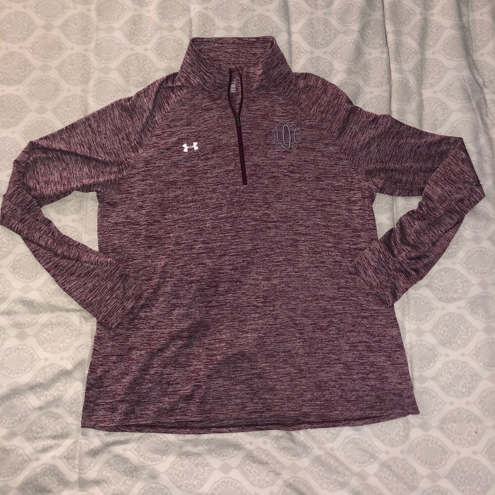 Under armor heathered women’s XL quarter zip
